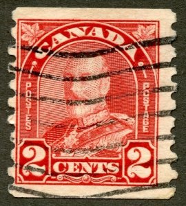Canada Scott 181 UH - 1930 2c King George V Coil - SCV $2.00