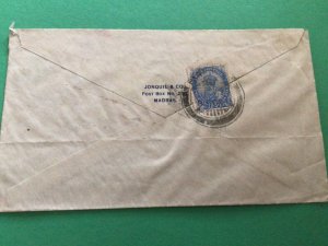 India king George V  postal cover A14792