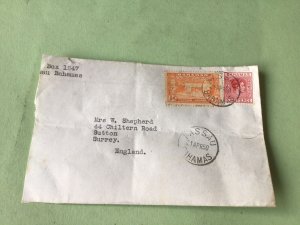 Nassau Bahamas 1950  Part stamps cover  Ref 53414