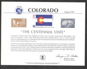 Just Fun Cover #C50 Colorado Souvenir Card (my311)