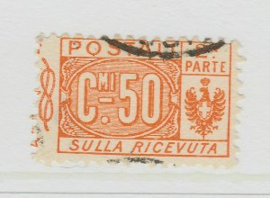 A8P25F93 Italy 1914-22 Parcel Post Stamp 50c used