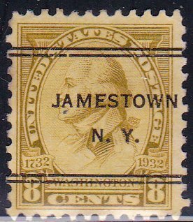 Precancel - DLE - Jamestown, NY PSS 247 - Bi-Cent Issue