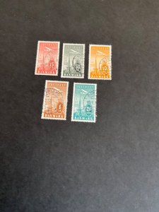 Stamps Denmark Scott C6-10 used