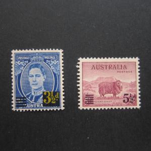 Australia 1941 Sc 189-190 MH