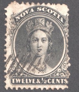 Nova Scotia, Scott 13, Used, Some toning - Bottom rear(PIC)