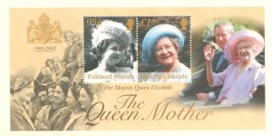 Falkland Islands #816 Mint (NH) Souvenir Sheet (Queen)