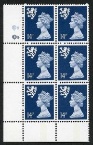 S-QFP14A 14p Deep Blue Scotland Questa CB FCP/PVA Cyl Q9/Q9 Perf P U/M