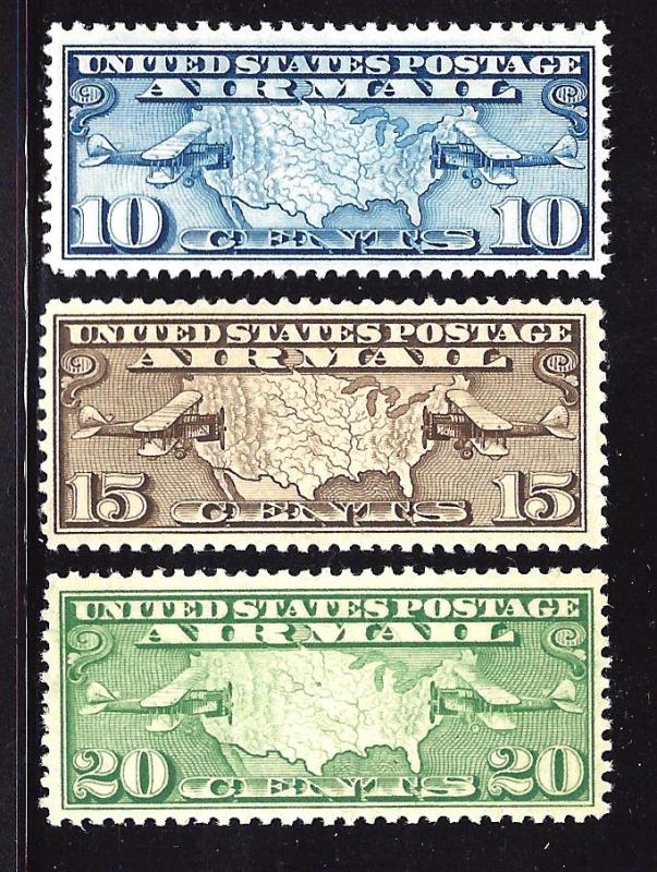 C7-C9 Mint,OG,LH... CV $12.25