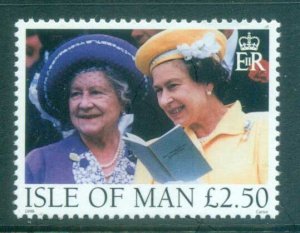 Isle of Man 1998 QEII & Queen Mother MLH