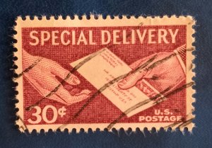 US Scott #E21 Used VF Special Delivery 30c