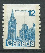 Canada SG 874b  coil stamp  Used perf 10