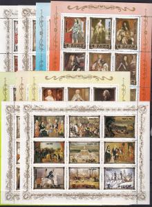 Korea #2838-46 MNH Sheets CV $125.00 Z442L