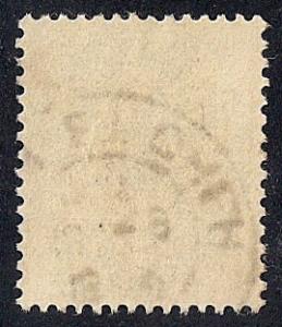 France #113 5C Liberty, SUPER CANCEL Green Stamp used F-VF 