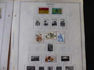 Australia 1909-1974 Stamp Collection on Album Pages