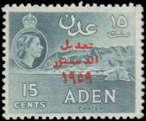 Aden #63-64, Complete Set(2), 1959, Never Hinged