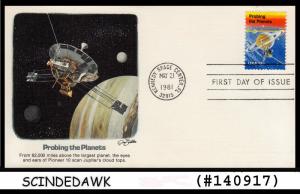 USA -1981 PROBING THE PLANETS SPACE - FDC