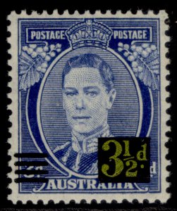 AUSTRALIA GVI SG201, 3½d on 5d bright blue, M MINT. 