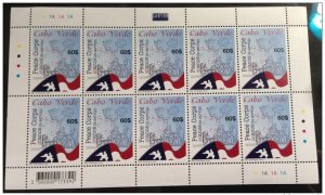 2008 Cap Verde Mi. 938 Corpo Paz Dove Peace Corps 10Klb Sheet MNH-