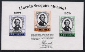Liberia 386a MNH Abraham Lincoln