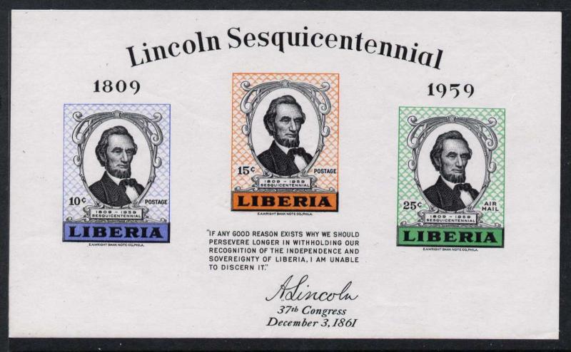 Liberia 386a MNH Abraham Lincoln