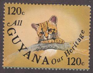 Guyana 929b Ocelot Cub Xica 1985