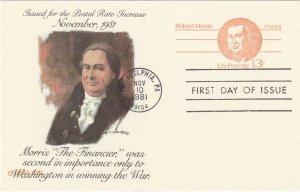 Scott# UX93 UPSS#S110 Fleetwood FDC US Postal Card.