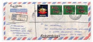 Sri Lanka Peradeniya Airmail Cover PTS BC204