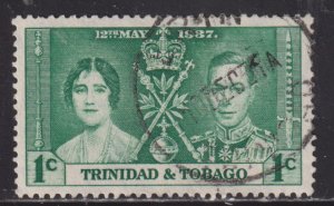 Trinidad & Tobago 47 King George VI Coronation Issue 1937