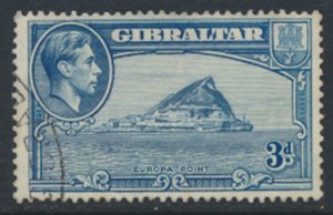 Gibraltar  SG 125  perf 13½  SC# 111b Used   see scan /details