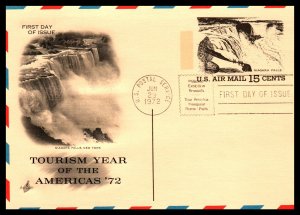 US UXC13 Niagara Falls Artcraft U/A FDC Postal Card