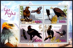 BURKINA FASO BIRDS OWLS 25x SHEETS MNH WHOLESALE OISEAUX VOGEL UCCELLO AVES