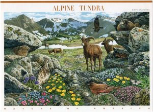 Scott #4198 Alpine Tundra (Nature Series) Sheet of 10 Stamps - MNH