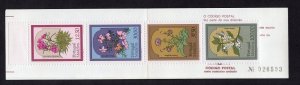 Portugal Madeira   #90-93a   MNH 1983  local flora  booklet