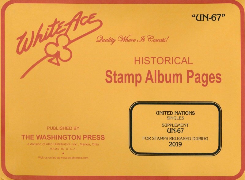 WHITE ACE 2019 United Nations Singles Album Supplement UN-67