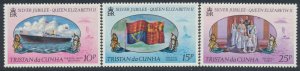 Tristan da Cunha  SC# 213 - 215   MNH   QE II Silver Jubilee    see details/s...