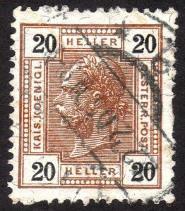 1904, Austria 20h, Franz Joseph, Used, Sc 98