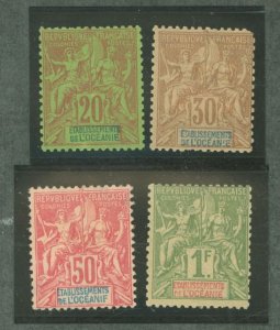 French Colonies (General Issues) #10/13/17/20 Unused Single