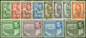 Somaliland 1938 Set of 12 SG93-104 Fine Used