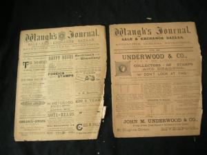 WAUGH'S JOURNAL VOL IV (No 30) & Vol V (No 33) 1888/9