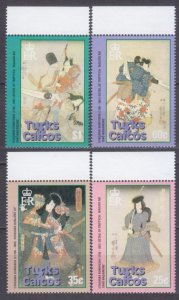 2003 Turks and Caicos Islands 1741-1744 Japanese painting 4,80 €