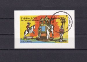 SA23g Scotland, Eynhallow 1979 Rotary Anniv, used Cinderella minisheet imperf