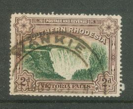 Southern Rhodesia SG 29 VFU  Wankie post cancel