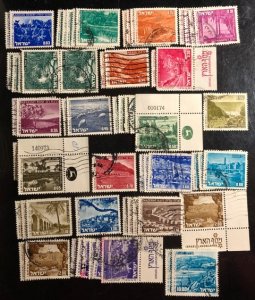 Israel Scott# 461-474, 592 F/VF Used/Unused Group of 63 Cat. $13.20