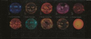 US Scott #5607b, Plate Block #B1111 2021 The Sun VF MNH