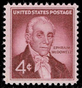 US #1138 Dr. Ephraim M McDowell; MNH
