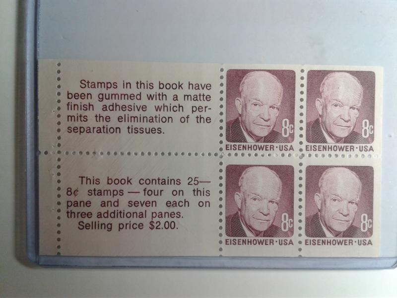 SCOTT # 1395 C PANE EISENHOWER GEM MINT NEVER HINGED !! 1971 AMAZING !!!