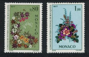 Monaco Monte Carlo Flower Show 1977 2v 1976 MNH SC#1047-1048 SG#1282-1283