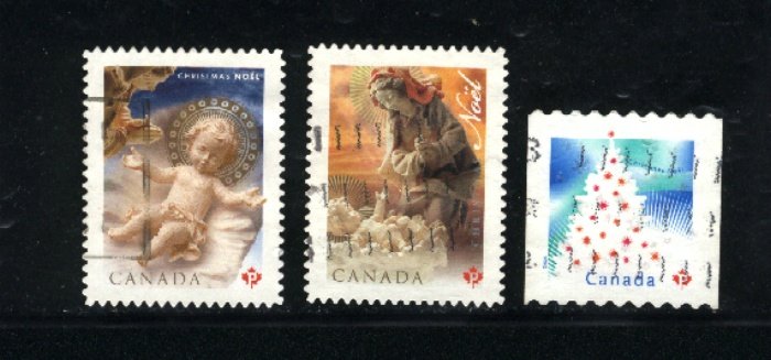 Canada #2242, 2345, 2344  -1  used  VF  PD