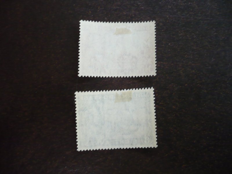 Stamps - Burma - Scott# 25, 29 - Mint Hinged Part Set of 2 Stamps