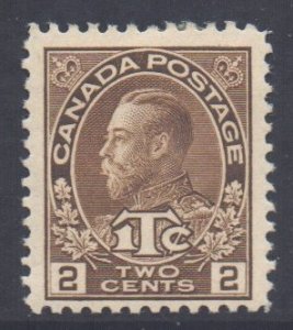 Canada Scott MR4 - SG239, 1916 War Tax 2c + 1c Die II MH*